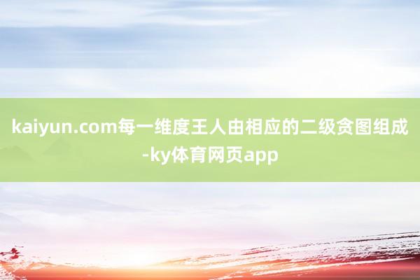 kaiyun.com每一维度王人由相应的二级贪图组成-ky体育网页app
